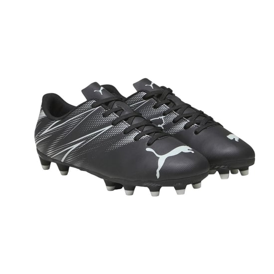Puma - Kinder Fußball-Stiefel "Attacanto" (Schwarz/Silber) - Image 1