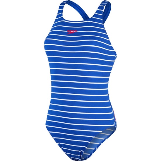 Speedo - "Medalist" Badeanzug für Damen (Blau/Weiß) - Image 1