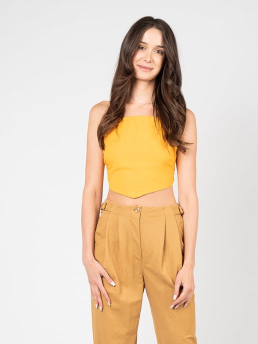 Patrizia Pepe Top Damen orange - Image 3