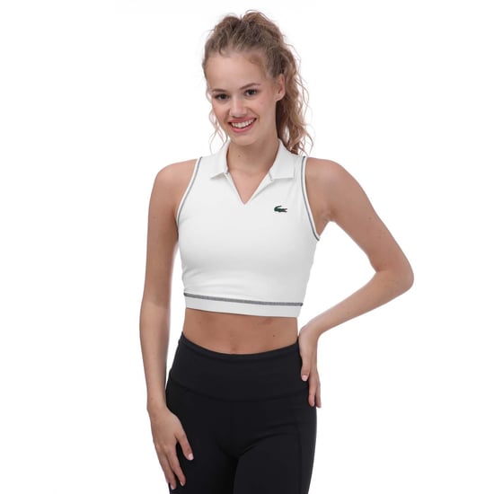 Lacoste - Sport-BH für Damen - Polo (Weiß) - Image 1