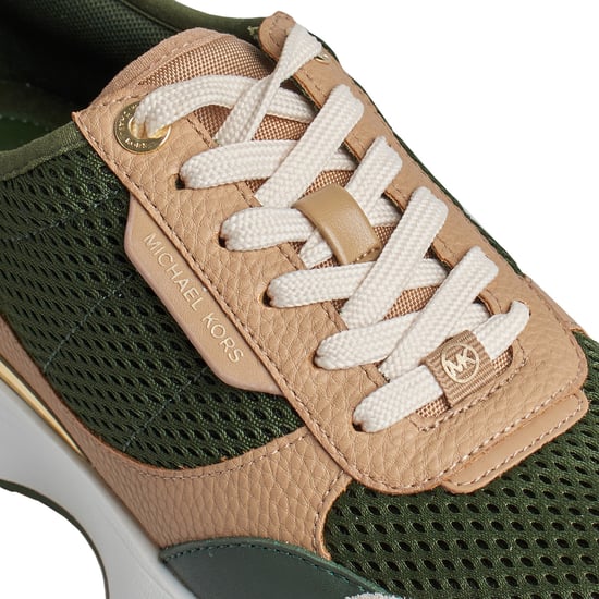 Flynn Mesh- und Leder-Sneaker 43F3FYFS1D für Damen - Image 2