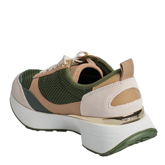 Flynn Mesh- und Leder-Sneaker 43F3FYFS1D für Damen - Image 4