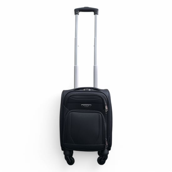Softshell-Kofferset aus leichtem schwarzem Nylon mit 4 Rädern, Reisekoffer, Urlaubstaschen - Image 5