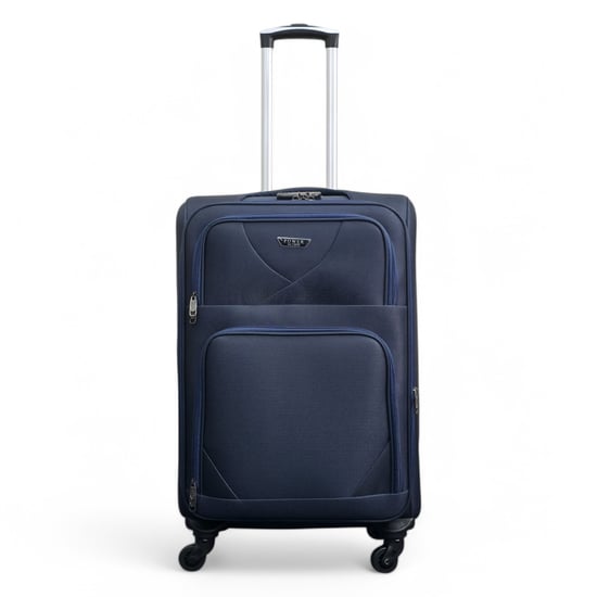 Reisekoffer-Set aus weichem, leichtem Nylon mit 4 Rädern, Marineblau - Image 6