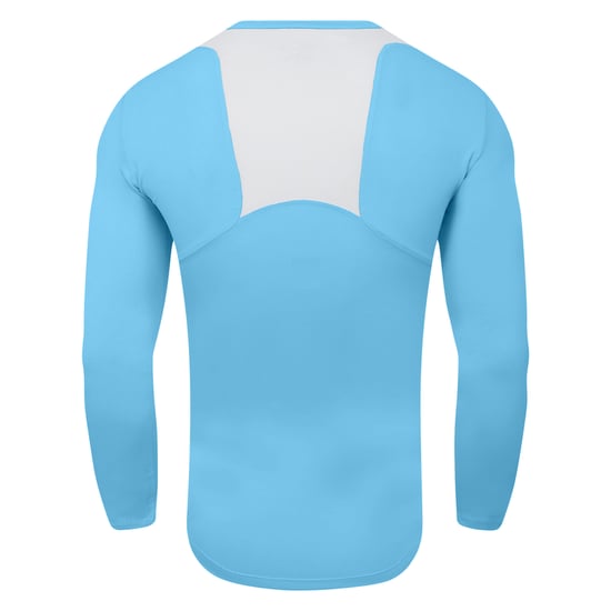 Umbro - "Elite" Base Layer Oberteil V-Ausschnitt für Herren (Himmelblau) - Image 2