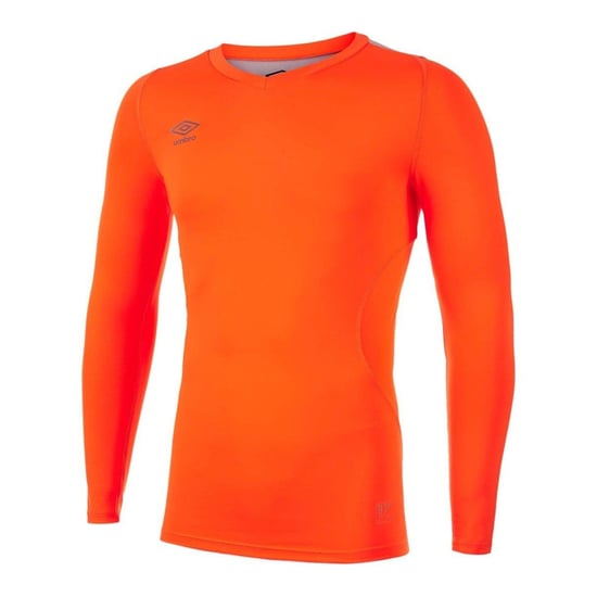 Umbro - "Elite" Base Layer Oberteil V-Ausschnitt für Herren (Leuchtend Orange) - Image 1