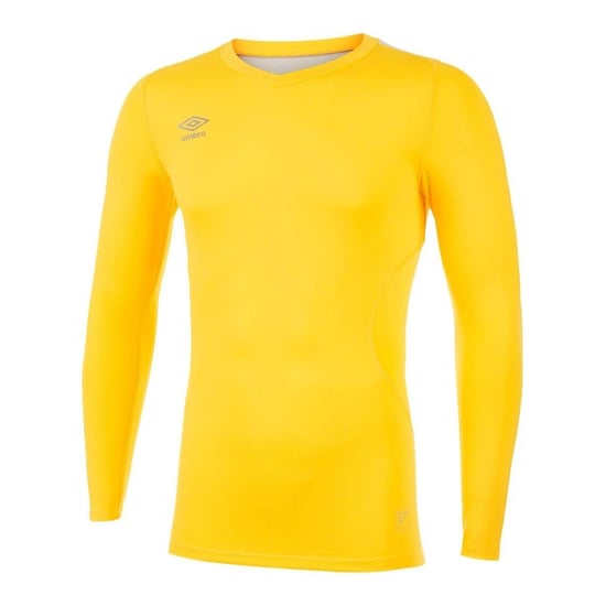 Umbro - "Elite" Base Layer Oberteil V-Ausschnitt für Herren (Gelb) - Image 1