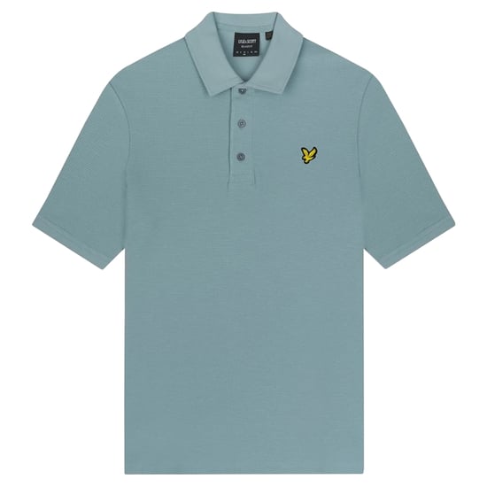 Schieferblaues Milano-Poloshirt von Lyle & Scott - Image 1