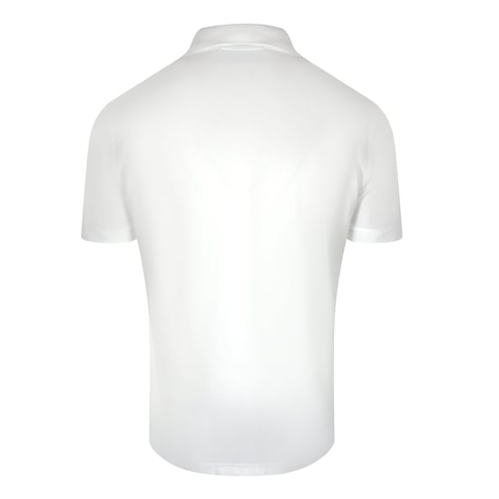 Diesel - Weißes Poloshirt mit kleinem dreieckigen Logo - Image 2