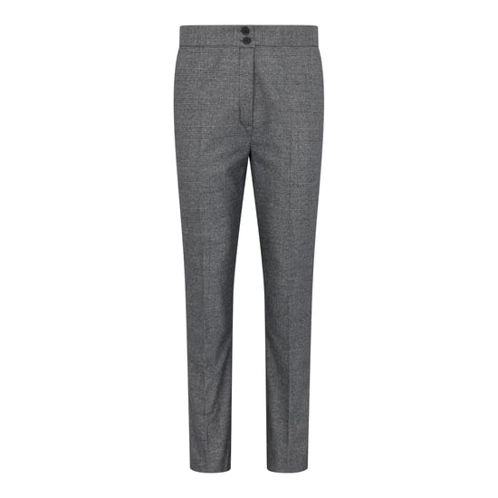 Grauer dreiteiliger Tailored Fit Anzug mit Prince of Wales-Karomuster für Damen - Image 5