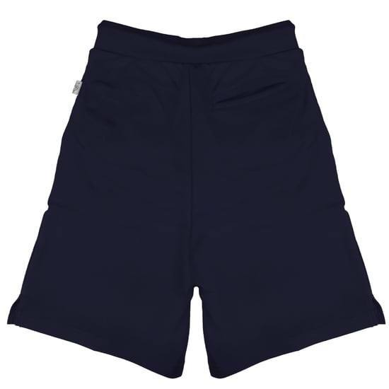 Plein Sport Marineblaue Shorts mit großem Signature-Logo - Image 2