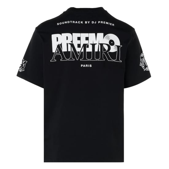 Amiri Premier Logo Schwarzes T-Shirt - Image 2