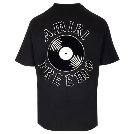 Schwarzes T-Shirt mit Amiri Premier Records-Logo - Image 2