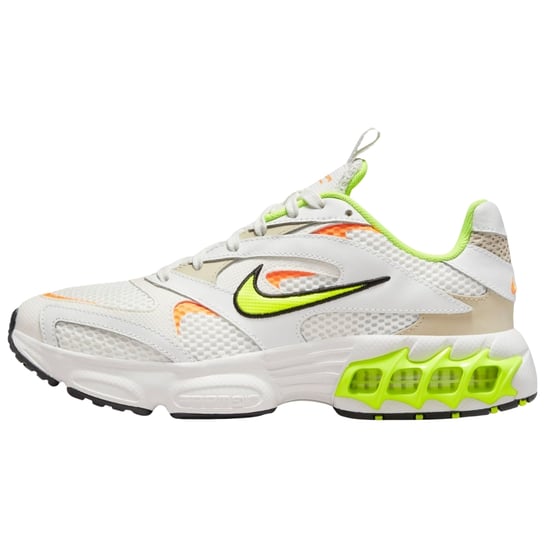 Weiße Nike Air Fire-Sneaker mit gelben Details - Image 2