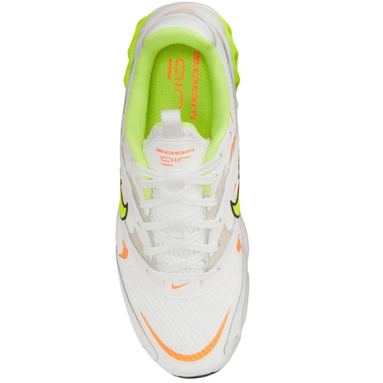 Weiße Nike Air Fire-Sneaker mit gelben Details - Image 4