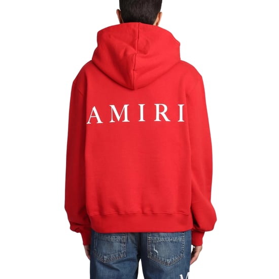 Amiri MA Logo Roter Kapuzenpullover - Image 3