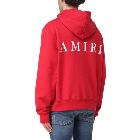 Amiri MA Logo Roter Kapuzenpullover - Image 4
