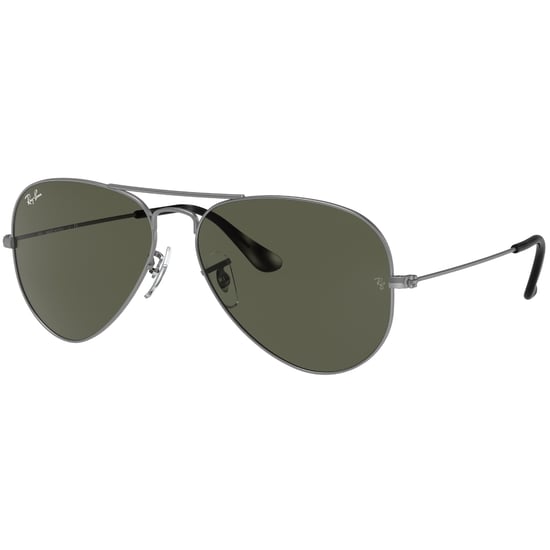 Ray-Ban Aviator Sonnenbrille mit grünen Gläsern und grauen Gläsern - Image 1