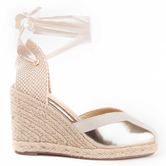 Montevita Balenci2 Wedge Espadrille Gold - Image 2