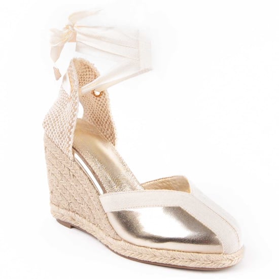 Montevita Balenci2 Wedge Espadrille Gold - Image 3