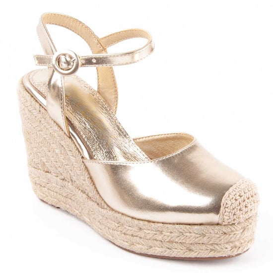 Montevita Balenci Wedge Espadrille Gold - Image 3