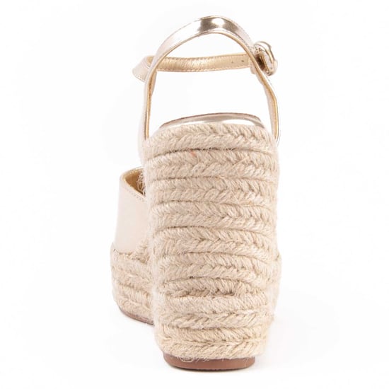 Montevita Balenci Wedge Espadrille Gold - Image 6
