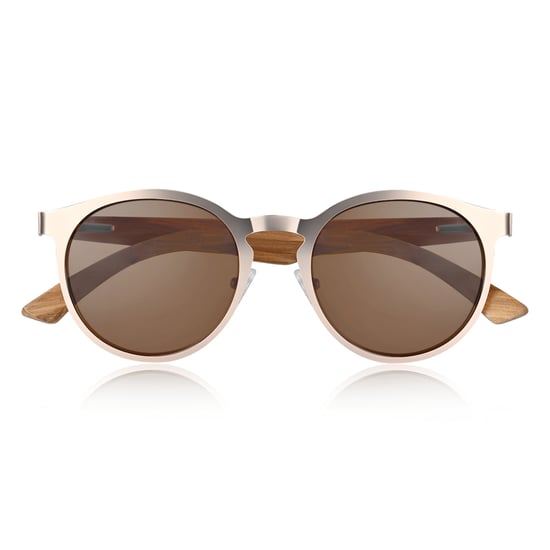 Earth Wood Reine Polarisierte Sonnenbrille - Walnuss/Braun - Image 2