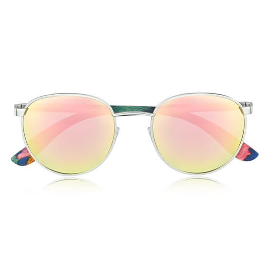 Earth Wood Boracay Polarisierte Sonnenbrille - Regenbogen/Grün - Image 2