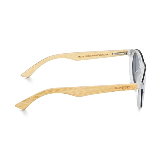 Earth Wood Tulum Polarisierte Sonnenbrille - Bambus/Rot - Image 3
