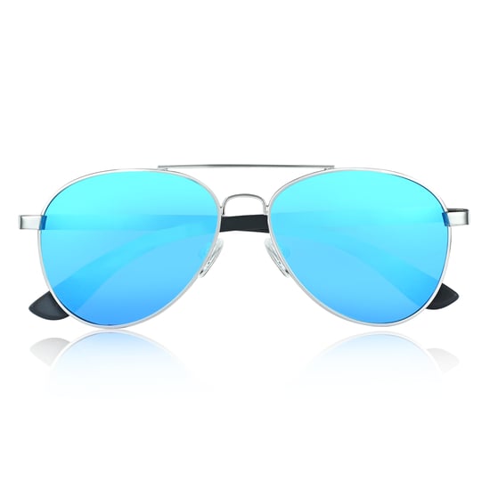 Earth Wood Sayulita Polarisierte Sonnenbrille - Dunkelbraun/Blau - Image 2