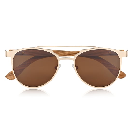 Earth Wood Positano Polarisierte Sonnenbrille - Zebra/Braun - Image 2
