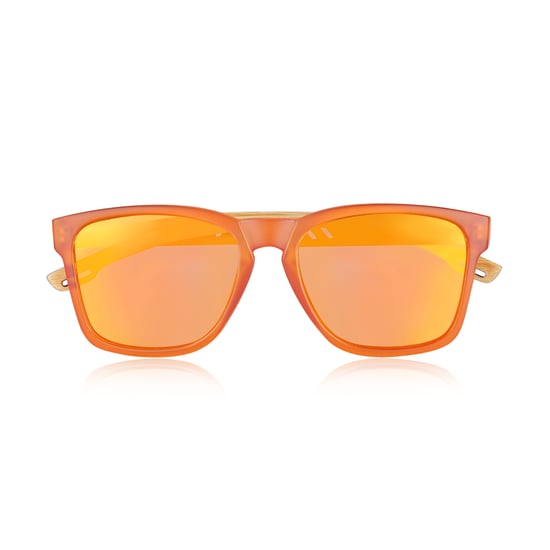 Earth Wood Haven Polarisierte Sonnenbrille - Bambus/Orange - Image 2