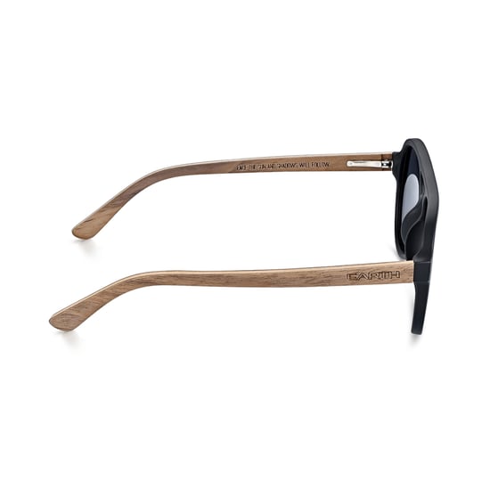 Earth Wood Mazatlan Polarisierte Sonnenbrille - Walnuss/Grau - Image 3