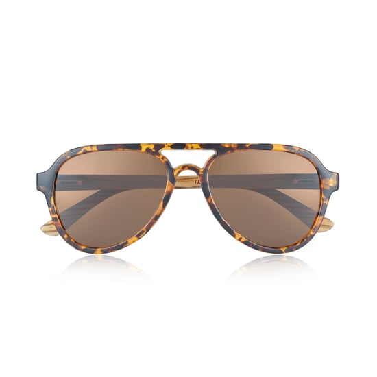 Earth Wood Mazatlan Polarisierte Sonnenbrille - Zebra/Braun - Image 2