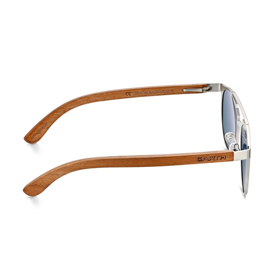 Earth Wood Positano Polarisierte Sonnenbrille - Redwood/Orange-Gelb - Image 3