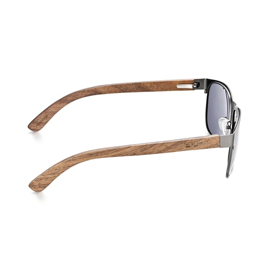Earth Wood Troon Polarisierte Sonnenbrille - Dunkelbraun/Schwarz - Image 3