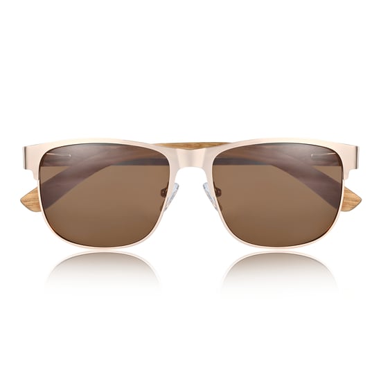 Earth Wood Troon Polarisierte Sonnenbrille - Zebra/Braun - Image 2