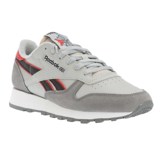 Reebok - Herren Sneaker "Classic", Leder (Grau/Vektorrot) - Image 3