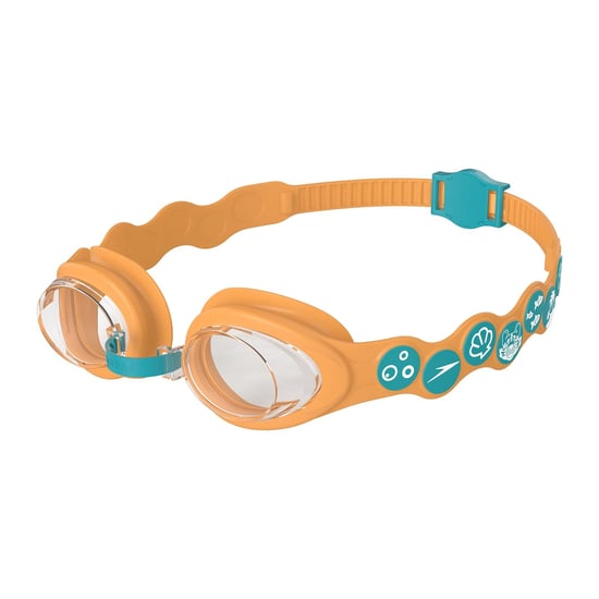 Speedo - "2024" Schwimmbrille Gepunktet für Kinder (Orange/Grün) - Image 1