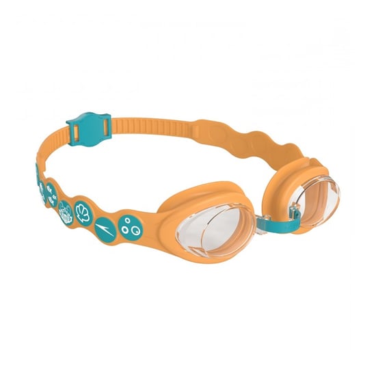 Speedo - "2024" Schwimmbrille Gepunktet für Kinder (Orange/Grün) - Image 2