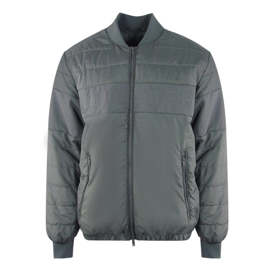 Ice Iceberg - Schlichte, wattierte Bomberjacke in Grau - Image 1