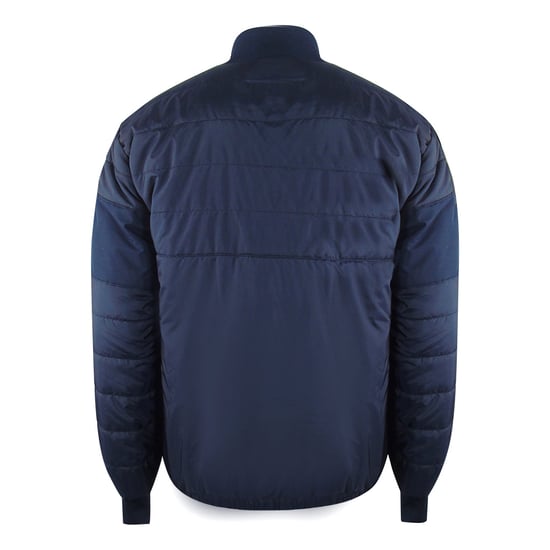 Ice Iceberg - Einfarbige, wattierte Bomberjacke in Marineblau - Image 2