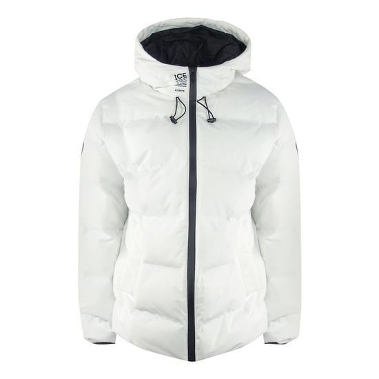 Ice Iceberg - Einfarbige, wattierte weiße Jacke - Image 1