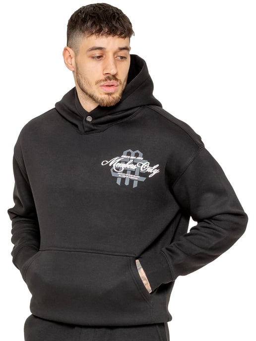 Enzo Milano | Herren übergroßer bedruckter Hoodie - Image 5