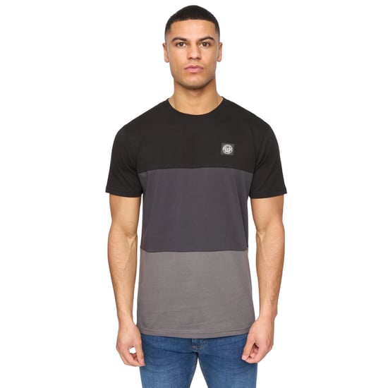Henleys - "Henpanel" T-Shirt für Herren (Schwarz) - Image 1
