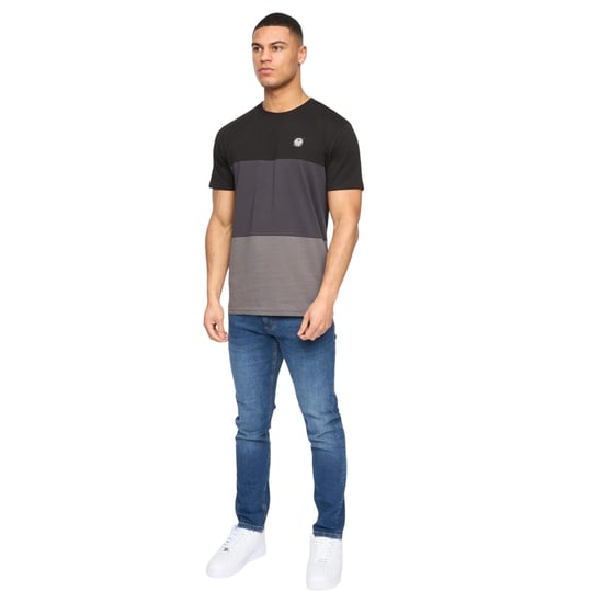 Henleys - "Henpanel" T-Shirt für Herren (Schwarz) - Image 3