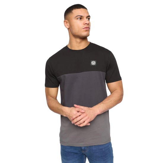 Henleys - "Henpanel" T-Shirt für Herren (Schwarz) - Image 4