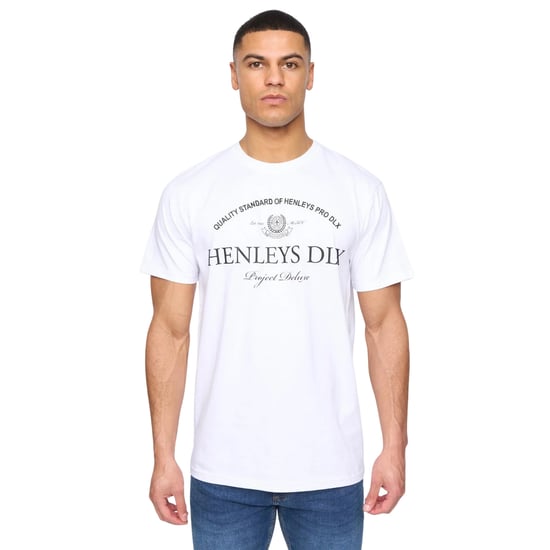 Henleys - "Henclose" T-Shirt für Herren (Weiß) - Image 1