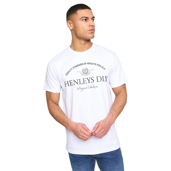 Henleys - "Henclose" T-Shirt für Herren (Weiß) - Image 4