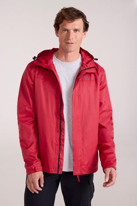 Mountain Warehouse - "Torrent" Jacke, wasserfest für Herren (Dunkelrot) - Image 1